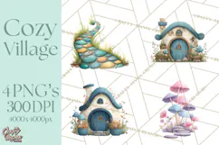 Cute Neighborhood Town Creator PNG Clipart Product Image 1