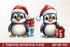 Cozy Winter Animals Clipart, Christmas Clipart Product Image 1