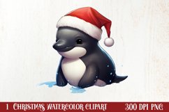Cozy Winter Animals Clipart, Christmas Clipart Product Image 1