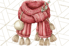 Cozy Winter Christmas Clipart Clip Art Illustrations Product Image 2