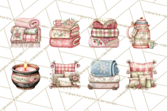 Cozy Winter Christmas Clipart Clip Art Illustrations Product Image 5