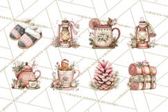 Cozy Winter Christmas Clipart Clip Art Illustrations Product Image 2