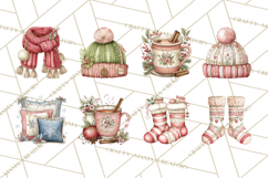 Cozy Winter Christmas Clipart Clip Art Illustrations Product Image 7