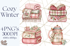 Cozy Winter Christmas Clipart Clip Art Illustrations Product Image 1