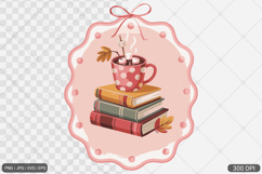 Cozy Winter Fall Coquette Frame Clipart Product Image 1