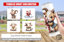 Winter Farm Friends Tumbler Product Image 1