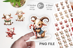 Winter Farm Friends Sticker Product Image 1