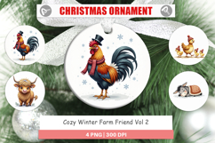 Winter Farm Friends Ornament Product Image 1