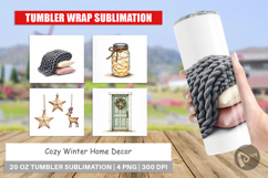 Cozy Winter Home Decor Tumbler Product Image 1