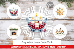 Cozy Winter Home Decor Wind Spinner Product Image 1