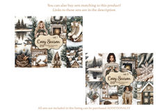 GlamArtZhanna, Christmas Junk Journal Paper, Xmas Junk Journal Pages, Winter Holidays Digital Collage Sheet, Christmas Room Scrapbook Kit, Red Christmas Flowers Junk Journal Kit, Merry Christmas Journal Card, Let It Snow Journaling Pages, Traditional Chri