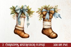 Cozy Winter Sublimation Clipart, Christmas Clipart Product Image 1