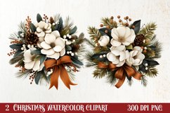 Cozy Winter Sublimation Clipart, Christmas Clipart Product Image 1