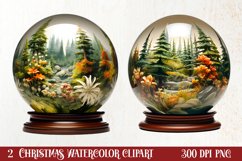 Cozy Winter Sublimation Clipart, Christmas Clipart Product Image 1
