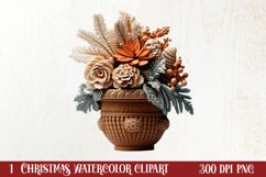 Cozy Winter Sublimation Clipart, Christmas Clipart Product Image 1