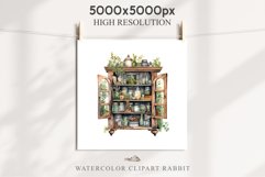 Cozy Wooden Cabinet Floral Clipart PNG Scrapbooking Art boho cozy interior table desk Transparent art workshop designs sublimation kids printable digital watercolor Cozy Wooden Cabinet Floral Clipart PNG,  jpeg boho cozy interior table, cottage core