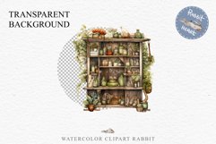 Cozy Wooden Cabinet Floral Clipart PNG Scrapbooking Art boho cozy interior table desk Transparent art workshop designs sublimation kids printable digital watercolor Cozy Wooden Cabinet Floral Clipart PNG,  jpeg boho cozy interior table, cottage core