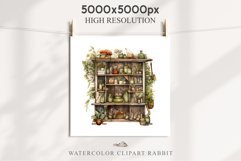 Cozy Wooden Cabinet Floral Clipart PNG Scrapbooking Art boho cozy interior table desk Transparent art workshop designs sublimation kids printable digital watercolor Cozy Wooden Cabinet Floral Clipart PNG,  jpeg boho cozy interior table, cottage core