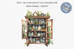 Cozy Wooden Cabinet Floral Clipart PNG Scrapbooking Art boho cozy interior table desk Transparent art workshop designs sublimation kids printable digital watercolor Cozy Wooden Cabinet Floral Clipart PNG,  jpeg boho cozy interior table, cottage core
