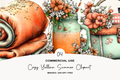 Cozy Yellow Summer Clipart Product Image 1