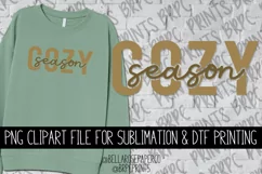 Cozy Season | Retro | Christmas Holiday PNG Clipart Product Image 1