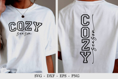 Cozy Season SVG, Fall Shirt Svg, Winter Sweater svg, png Product Image 1