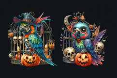 Creepy Parrot. Sublimation design PNG Product Image 2