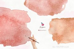 Watercolor Splatter, background clipart | Neutral colors 134 Product Image 3