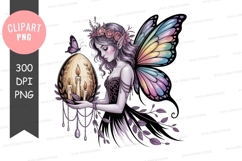 Enchanted fairy with candles png Product Image 1