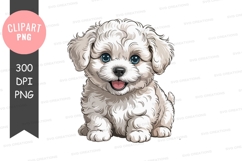 Cute puppy clipart png Product Image 1