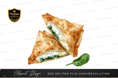 Delicious wrap with spinach and cheese Product Image 1