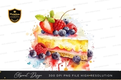 Delicious cheesecake with berries Product Image 1