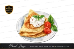 Delicious crepe with toppings Product Image 1