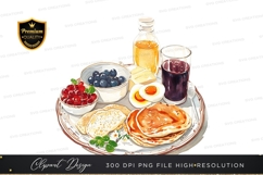 Healthy breakfast clipart png Product Image 1