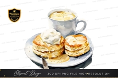 Delicious breakfast set clipart png Product Image 1