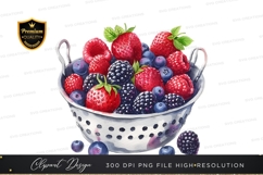 Fresh berries in a colander Product Image 1