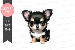 Cute chihuahua puppy clipart png Product Image 1