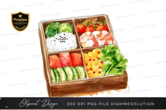 Healthy bento box clipart png Product Image 1