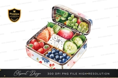 Healthy bento box clipart png Product Image 1