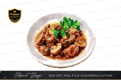 Beef stroganoff clipart png Product Image 1