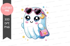 Stylish ghost clipart png Product Image 1