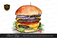 Delicious burger clipart png Product Image 1