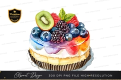 Delicious fruit topped cheesecake Product Image 1