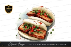 Delicious hot dog clipart png Product Image 1