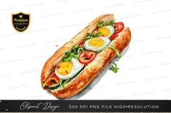 Gourmet hot dog clipart png Product Image 1