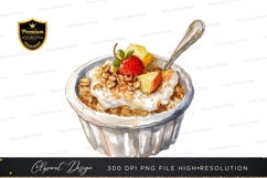 Healthy breakfast bowl clipart png Product Image 1