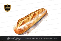 Fresh baguette clipart png Product Image 1