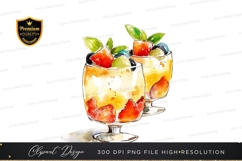 Fruit cocktail clipart png Product Image 1