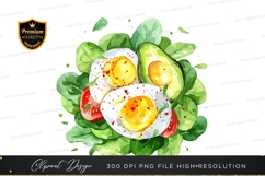 Healthy breakfast clipart png Product Image 1