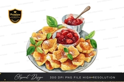 Delicious appetizer platter clipart png Product Image 1